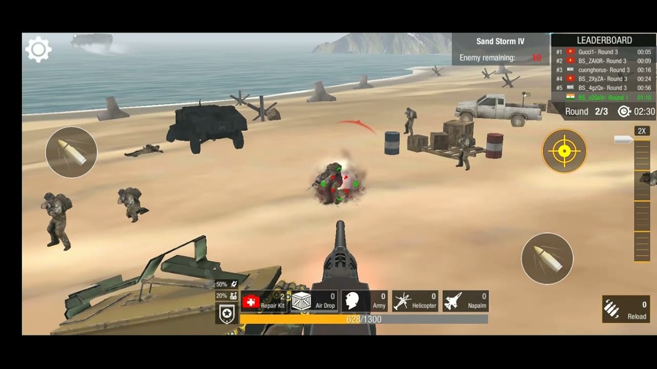 BEACH WAR | beach war fight for survival |android games| shooting games| game play