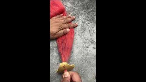 Prepping a batt for spinning using a diz