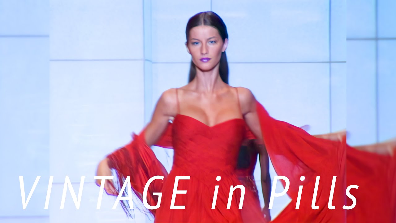 Vintage in Pills VALENTINO Fall 1999 Couture Paris - 4K
