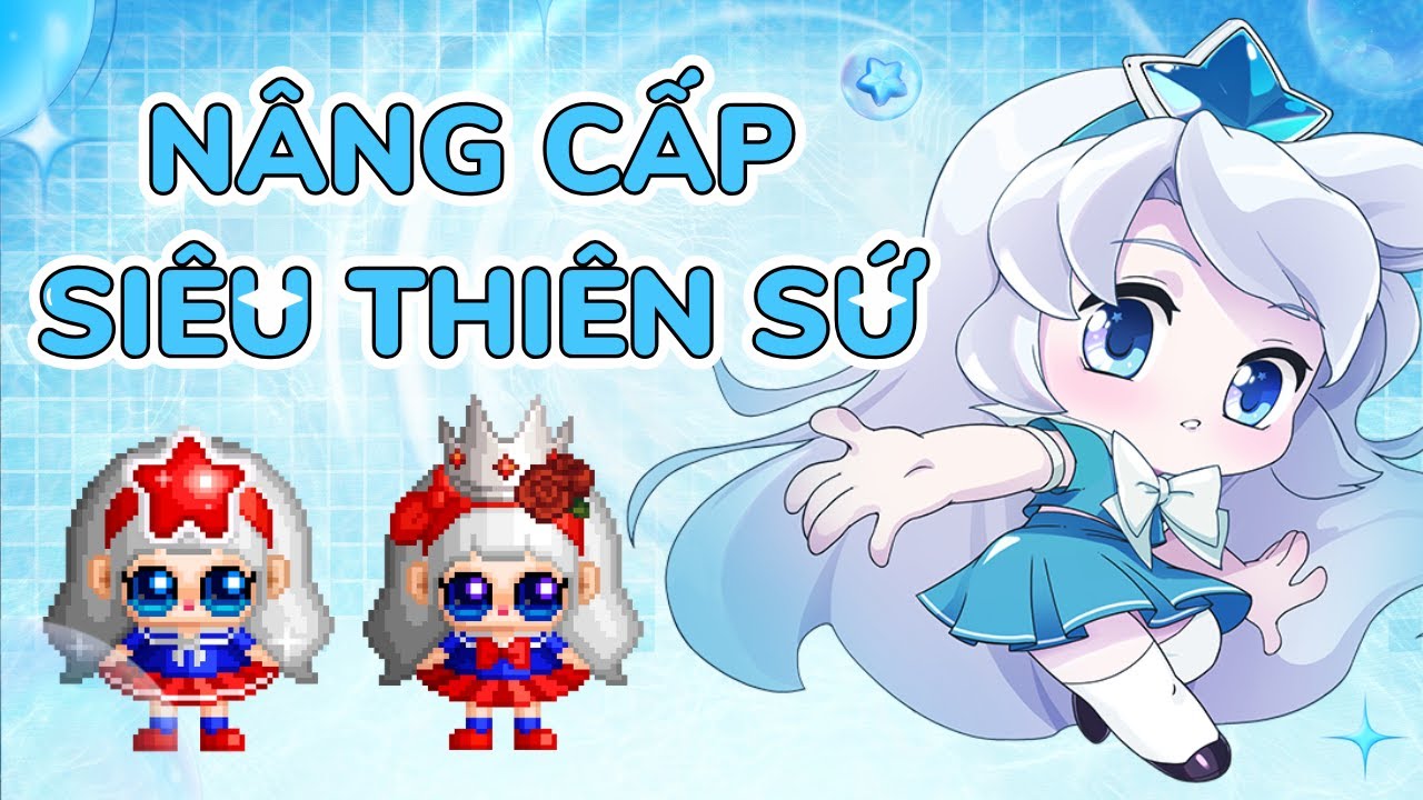 Boom Online Crazy Arcade - NÂNG CẤP SIÊU THIÊN SỨ 슈퍼 수