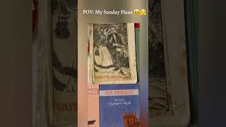 My Sunday Plans#sunday #sundayfunday #plans #dostoevsky #turgenev #chekhov #booktok #booktube #books