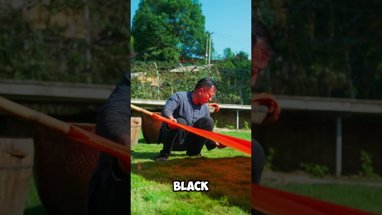 Древнее искусство шелка Сянъюнь – окрашивание растениями и грязью