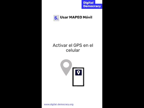 ¿Cómo usar MAPEO Mobile? - Parte 2 - Activar el GPS