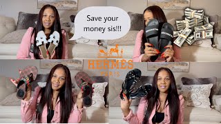DESIGNER SANDALS!!! MY REAL OPINION