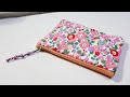 누빔원단 미니 파우치 만들기 (How to sew a mini pouch)