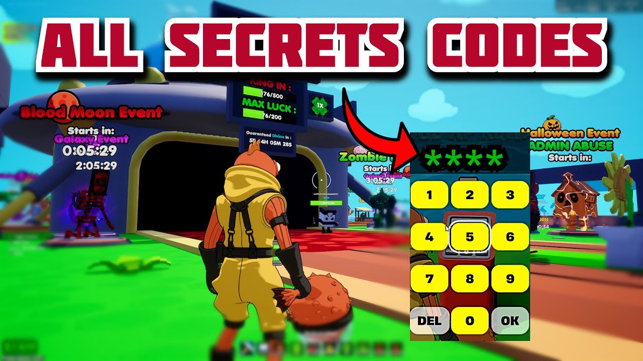 GARDEN VS BRAINROTS MAP FORTNITE CREATIVE - ALL SECRET CODES