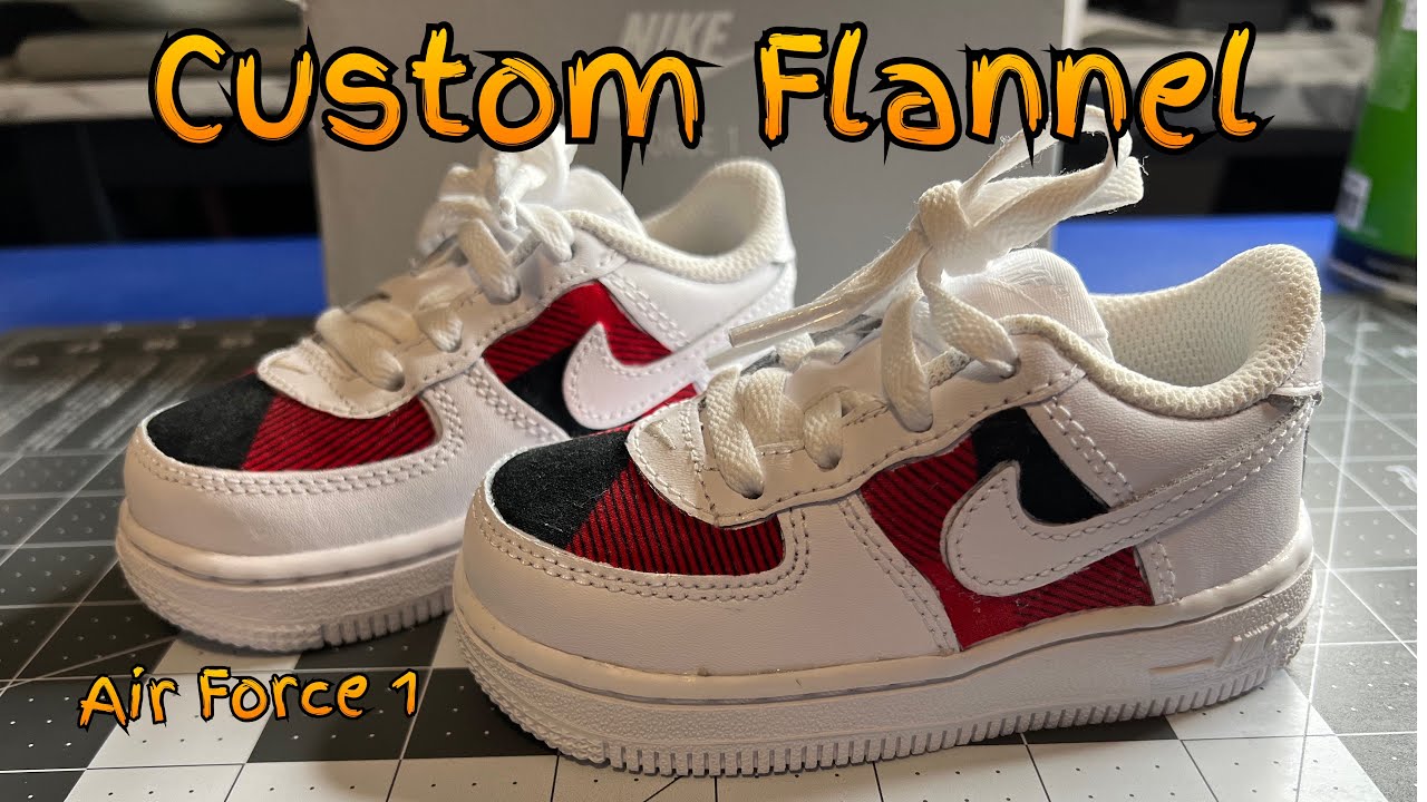 Nike Air Force 1 'Flannel Bandana' Custom TUTORIAL (Easy)