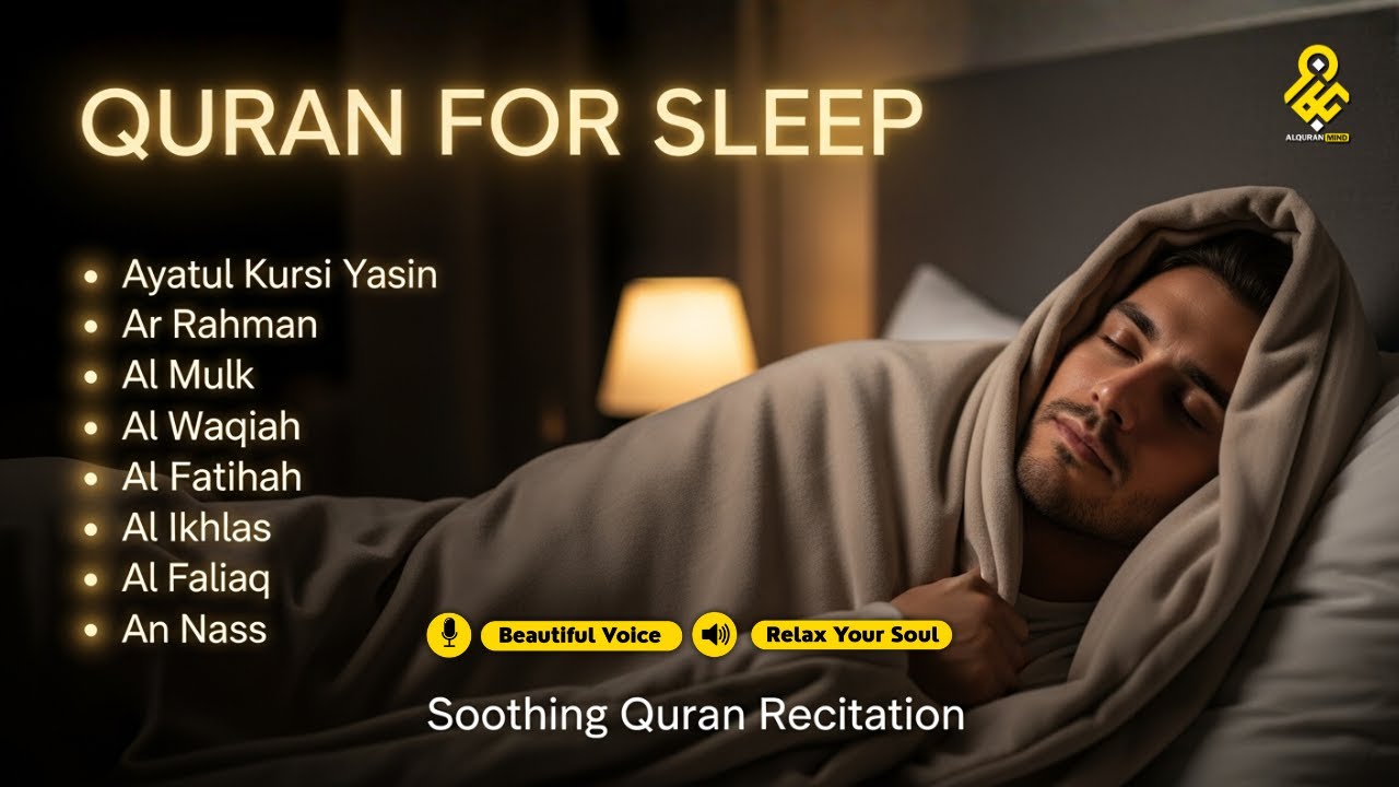 Most Beautiful Quran Recitation For Deep Sleep | Ayat Al-kursi, Yasin ,Ar-rahman ,Al-Waqiah ,Al-mulk