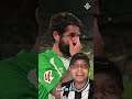 Isco Alarcon emocionado! #betis de volta a #championsleague #shorts #reels #viral #laliga #isco