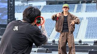 🔴 FULL FANCAM! Jungkook & Taehyung Had ARMY SCREAMING💜BTS LA SOUNDCHECK DAY 4