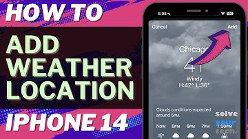 How to Add Location to Weather App on iPhone 14