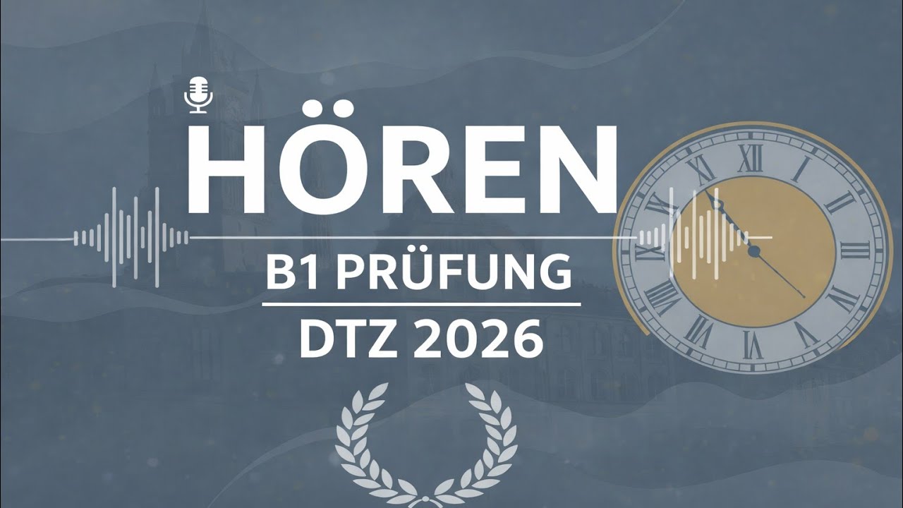 DTZ B1  gast Hören Teil 1_4   | Modelltest #1 mit Lösungen 2026