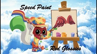 Red Glossy Wings Animal Jam Speed Paint Cupid Wings and Beta Blanket