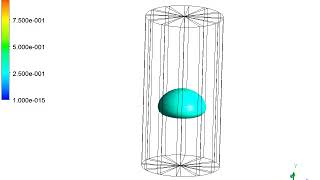CFD rising bubble simulation