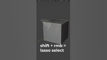 MASTER Blender Selection: Box (B), Circle (C) & Lasso!