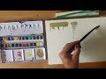 Daler-Rowney Aquafine: Brush Stroke Demonstration