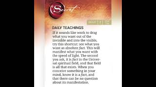 Daily Teachings by App The Secret 