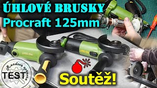 Úhlové brusky Procraft 125mm a soutěž ukončena