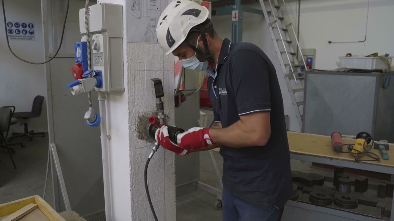 Istituto Giordano - Prova di estrazione pull-out (UNI EN 12504-3)