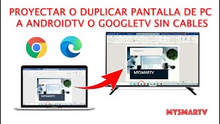 Cómo proyectar o duplicar la pantalla de tu PC en Android TV o Google TV ¡sin cables! screenshot 5