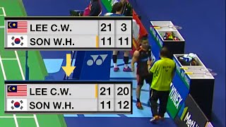 What did Lee Chong Wei's coach tell him?