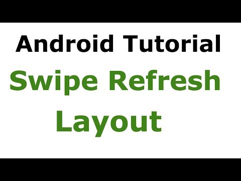 Refresh ListView using SwipeRefreshLayout : Android Tutorial #37 in Hindi