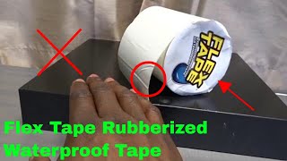 ✅  How To Use Flex Tape Rubberized Waterproof Tape Review