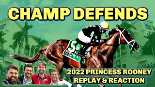 Ce Ce Says Yes Yes In REPEAT; Breeders' Cup In Plans | 2022 Princess Rooney Stakes Replay & Reaction