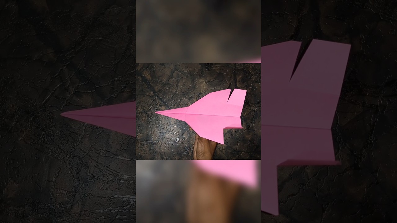 The easiest paper jet airplane to make | paper plane #shorts #viral