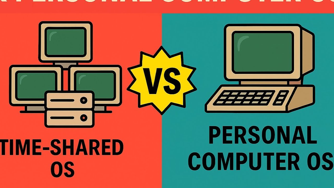 Time-Shared OS & Personal Computer OS | Operating Systems Basics in Telugu