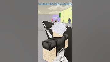 This might be Gojo Vs Sukuna #jjs #roblox #jujutsukaisen #jujutsushenanigans
