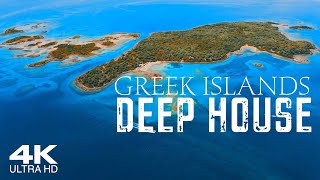 4K Greece Best Vocal Deep House 2024 3 Hour Aerial Relaxation Drone Film Hits Mix