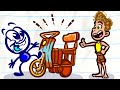 Pencilmate READ MINDS!| Animated Cartoons Characters | Animated Short Films | Pencilmation