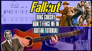 Fallout Bing Crosby Don&#39;t Fence Me In Guitar Tutorial