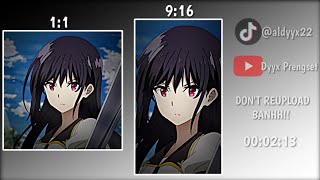 2 PRESET AM JJ ANIME UKURAN \