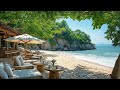 Tropical Beach Bossa Nova ☕ Relaxing Jazz Music for Coffee, Work &amp; Peaceful Ocean Mood