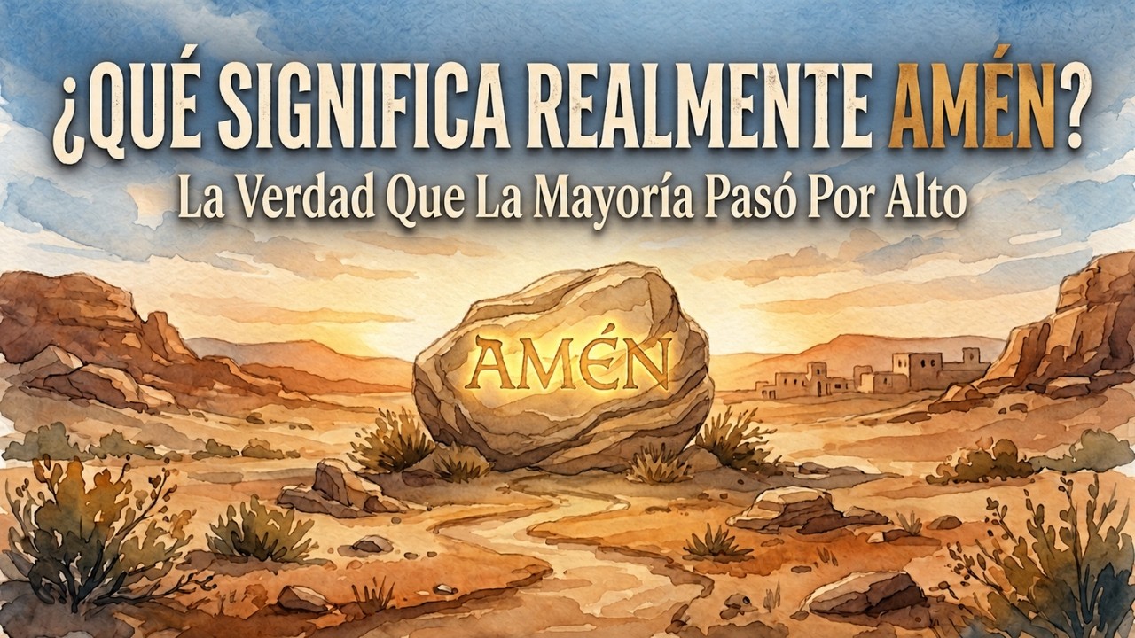 La Palabra "Amén" — La verdad que la mayoría de la gente pasó por alto