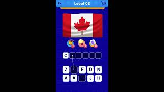 Guess Word Pics Puzzle | Flags Words Puzzle | Trivia Quiz | MCQ Quiz screenshot 5