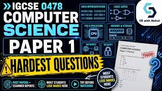 0478 P1 Last Day Preparation | Solving Hard Question | Cambridge IGCCE/O Level Computer Science