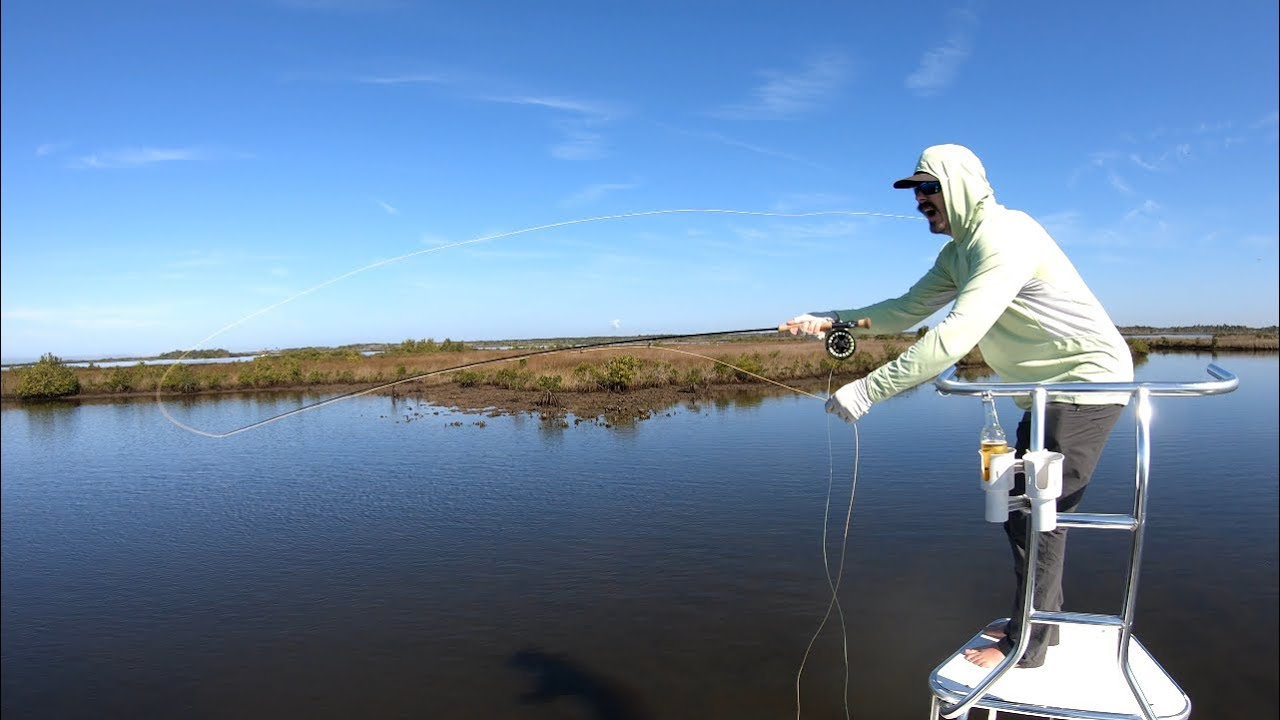 Fly Fishing For Redfish In Florida YouTube