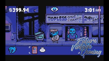 Night Work (AGS) Free Thief LowRes Pixel Art Point and Steal Adventure Game City Tapes Police