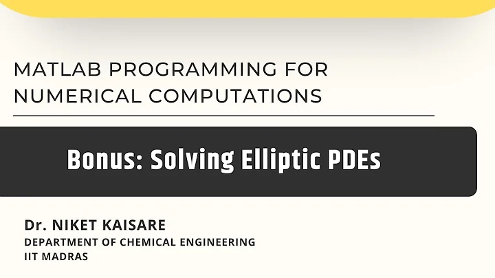 Bonus: Solving Elliptic PDEs