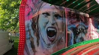Jamie Whitings Ghost Train | on-ride POV |  Ravensknowle Park Funfair | April 2022