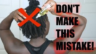 BEST WAY TO MOISTURIZE LOCS | DO NOT MAKE THIS MISTAKE!