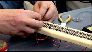 How To Solder Feeder Wires To Track