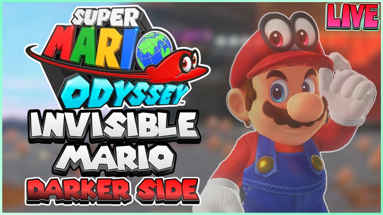 🔴I CAN'T SEE Mario | Super Mario Odyssey
