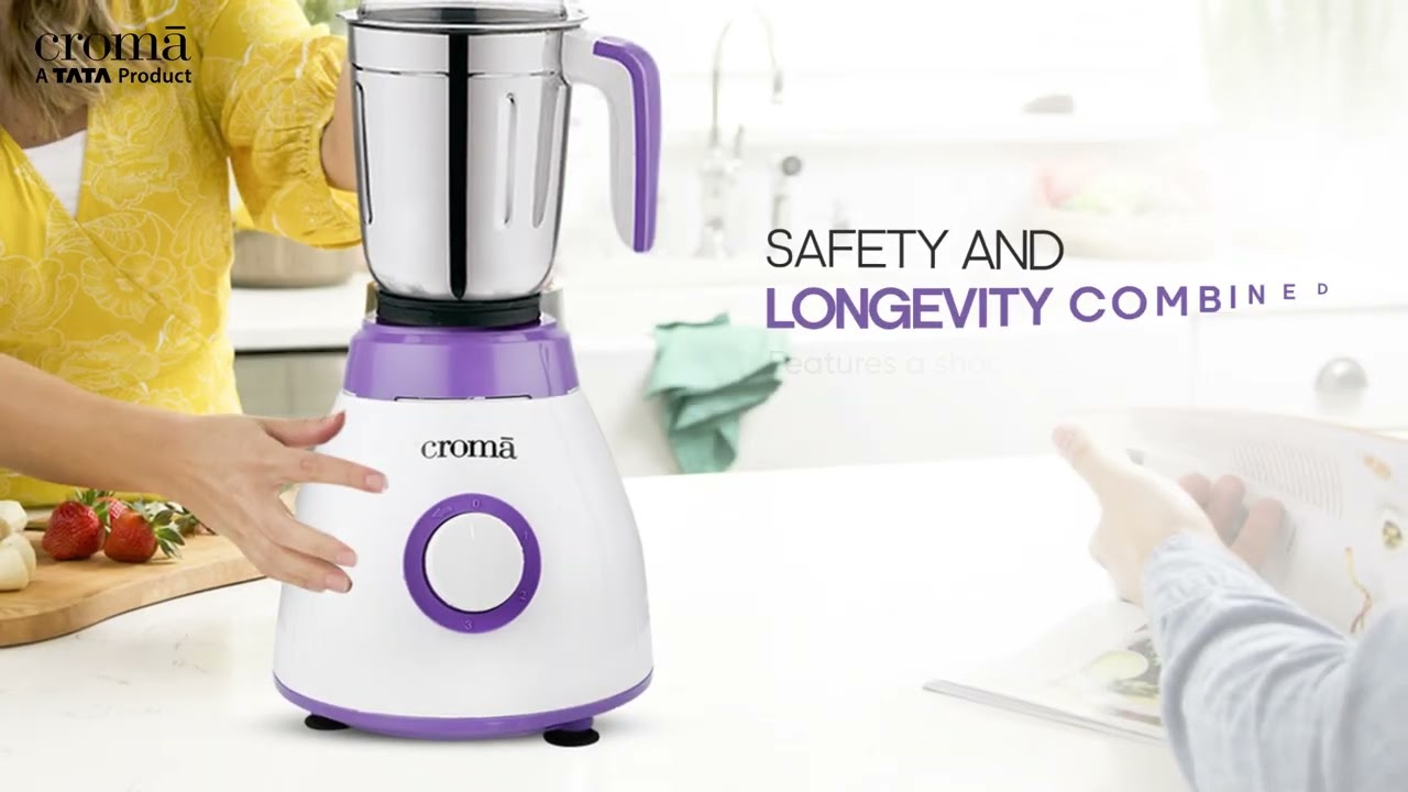 Croma 500W Mixer Grinder | Product feature