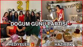 KIZ KARDEŞİMİN DOĞUM GÜNÜ HAZIRLIKLAR, MASA DEKORU, PASTA, HEDİYELER, OYUN HAVASI  GÜNLÜK VLOG