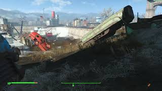 Fallout 4 ~ Dancing Car ~ Quincy Quarries