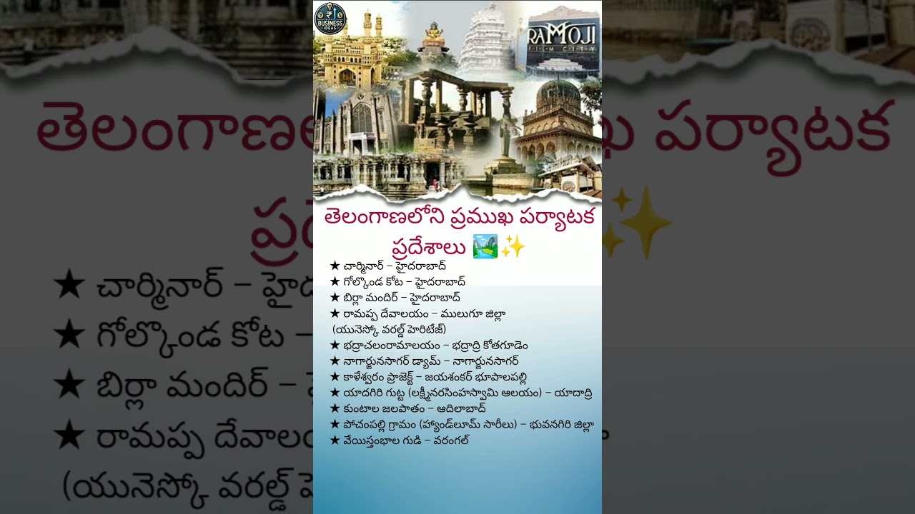 Top 10 Tourist Places in Telangana | Telangana Tourism Guide 2025